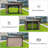 12X12FT Gazebo Aluminum, Mosquito Net For Party Use With Galvanized Steel Double Roof (Brown)
