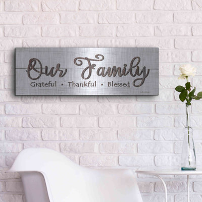 'Our Family' by Lori Deiter, Metal Wall Art