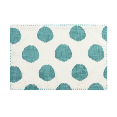 Napperon en coton Maribeth Dot Azalea
