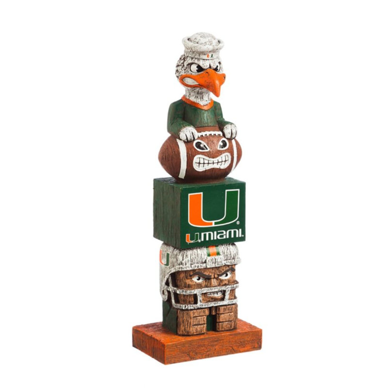 Statue de jardin ncaa, H 16 po x l 5,5 po x P 4 po, Université de Miami