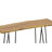 Modern Tan 40 Inch Wide 30 Inch High Live Edge Console Table-164217812