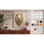 Carved Lion in Stone Rustic - Wrapped Canvas-641100211-641100203