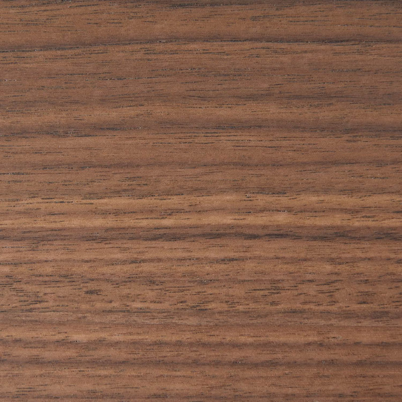Table basse ronde en MDF avec rangement, Noyer