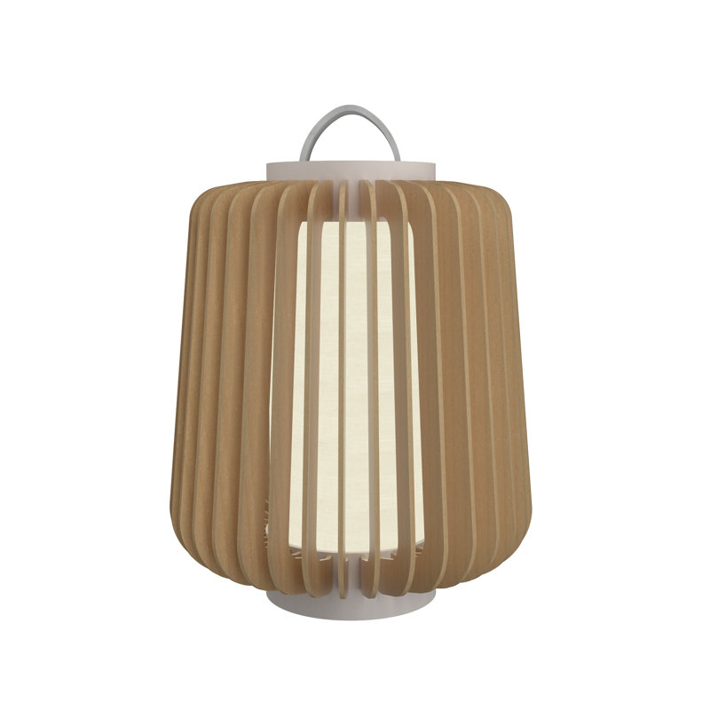 Maple LED Floor Lamp with Natural Wood Veneer Finish