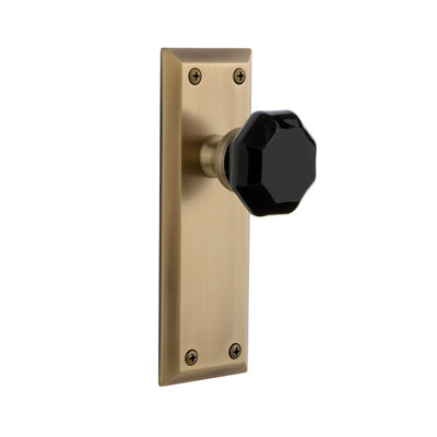 Grandeur Fifth Avenue Plate Double Dummy with Lyon Door Knob