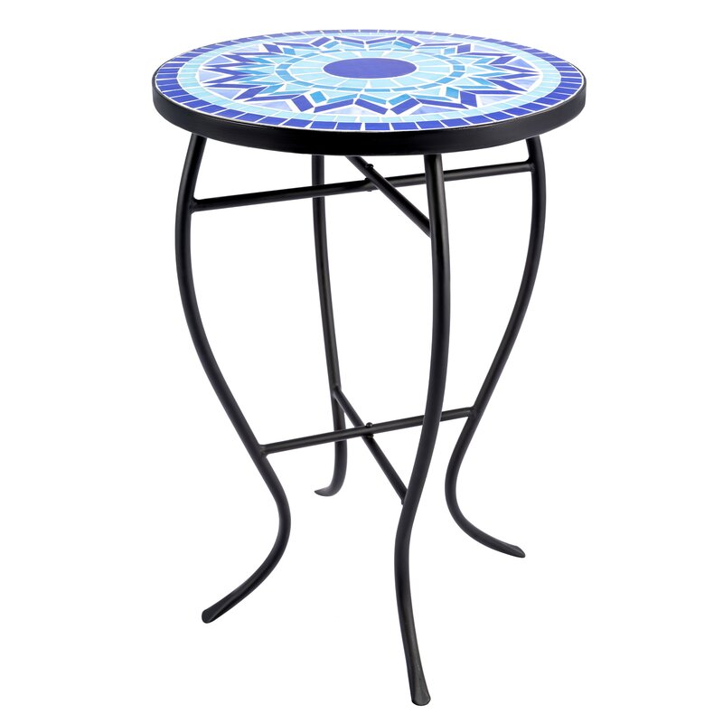 Charlton Home® Bribie Ceramic Outdoor Side Table & Reviews | Wayfair