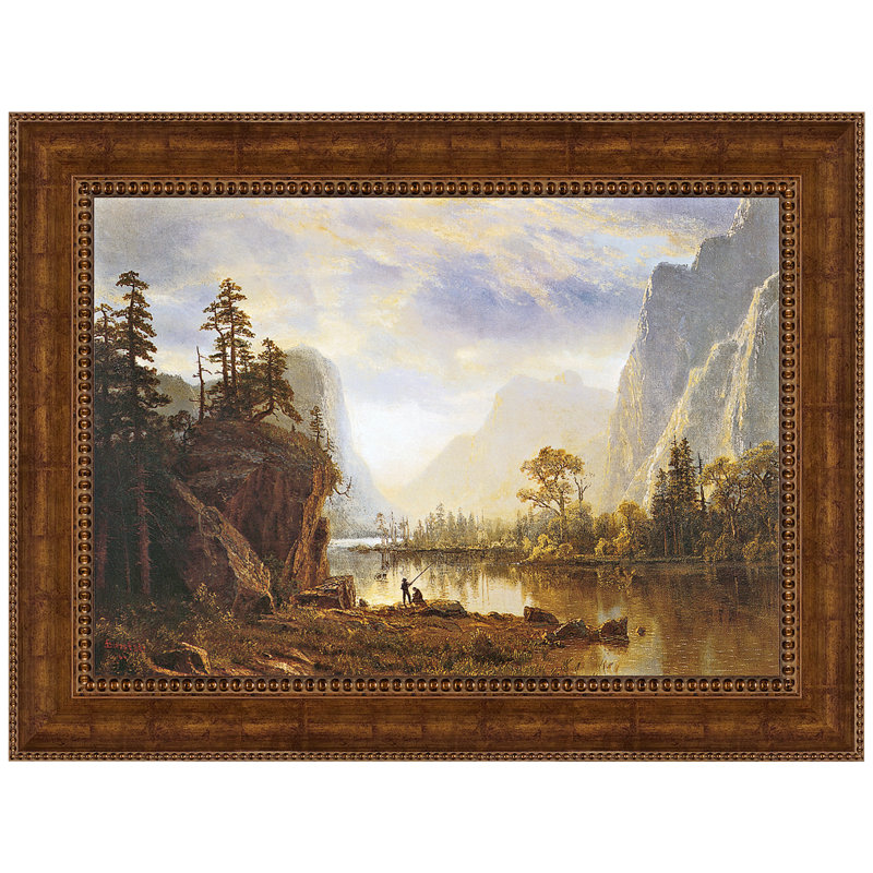 Yosemite Valley, 1863 Print by Albert Bierstadt, 14.25" H x 17.25" W x 1.875" D