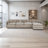 Modern Chenille Loveseat Sofa Couch With Ottoman-506217870-506217868