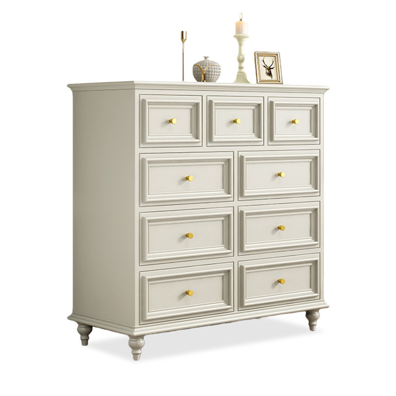 Armoire d'appoint en bois manufacturé blanc, H 39,37 po x l 39,37 po x P 13,78 po