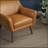 Tan Leather Lounge Chair