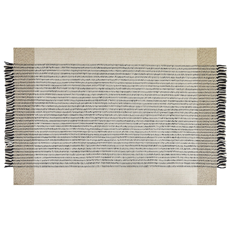 Mitchellville Striped Wool Hand Woven Area Rug, Rectangle 140 x 200cm