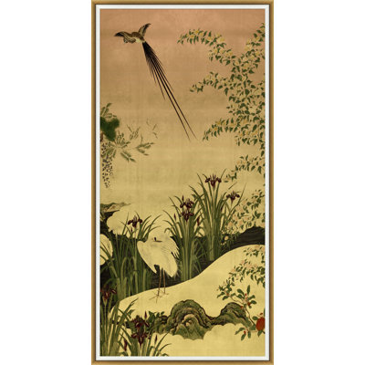 Jardin D'oiseaux " Jardin D'oiseaux 2 " by Lillian August Painting Print
