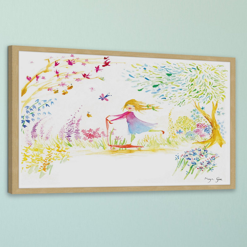Maya Gur - Single Picture Frame Painting, 61cm H x 91cm W x 3.81cm D