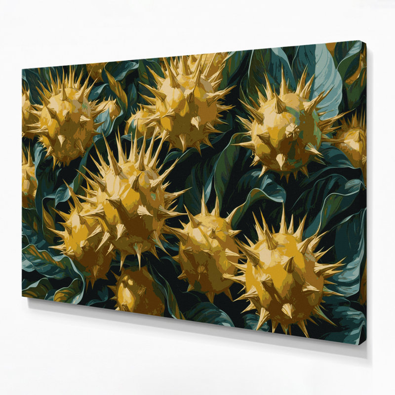 «Fruit Rollinia Brown», art mural sur toile, H 16 po x l 20 po