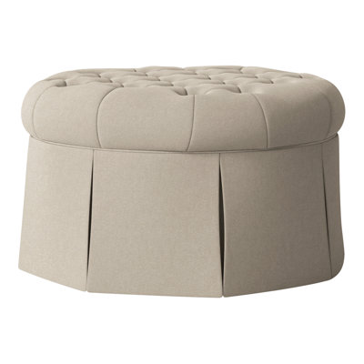 Alma Round Ottoman