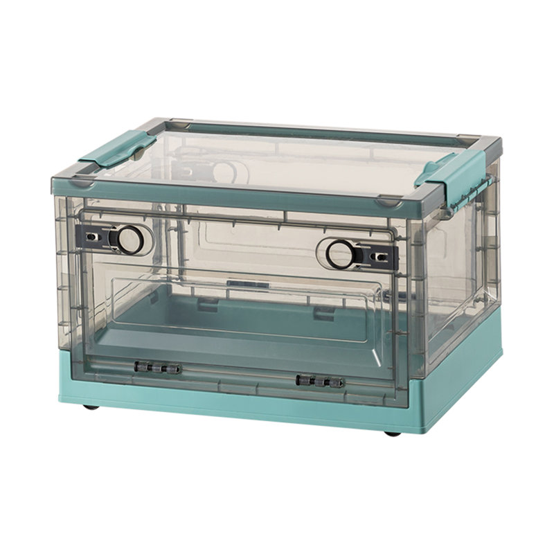 Boîte de rangement pour vêtements avec couvercle, Vert