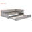 Full Size Upholstered L-Shaped Daybed With Twin Trundle, Combining Modern Style And Practical Sleeping Solutions