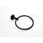 Stainless Steel 9 Bathroom Towel Rack. Matte Black Wall Mount, Modern Style, Scratch-, Easy Install Procedure 9 Piece Rack - Steel. Accessory, Installation-1985390455
