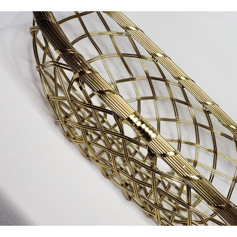 Panier ovale métallique Bagby 16 x 8,25 po
