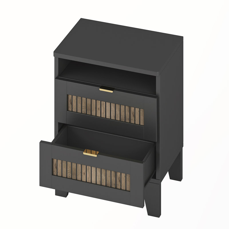 4PCS Queen Bedroom Set, Black