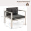 70cm Wide Straight Patio Sofa