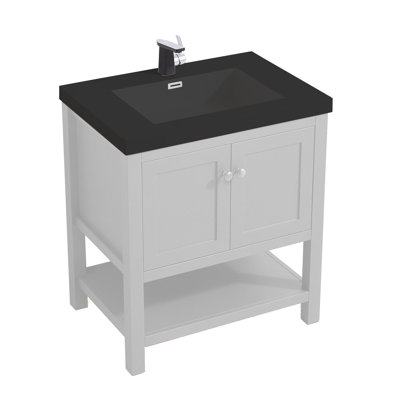 Ensemble de meuble-lavabo simple 31" Mcmakin