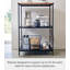 Yamazaki Home 3-Tiered Storage Rack - Kitchen Shelf Organizer, Short, Steel, Short-46492104