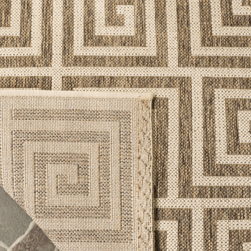 Tapis d'intérieur / extérieur Carovella, Carré 6 pi 7 po