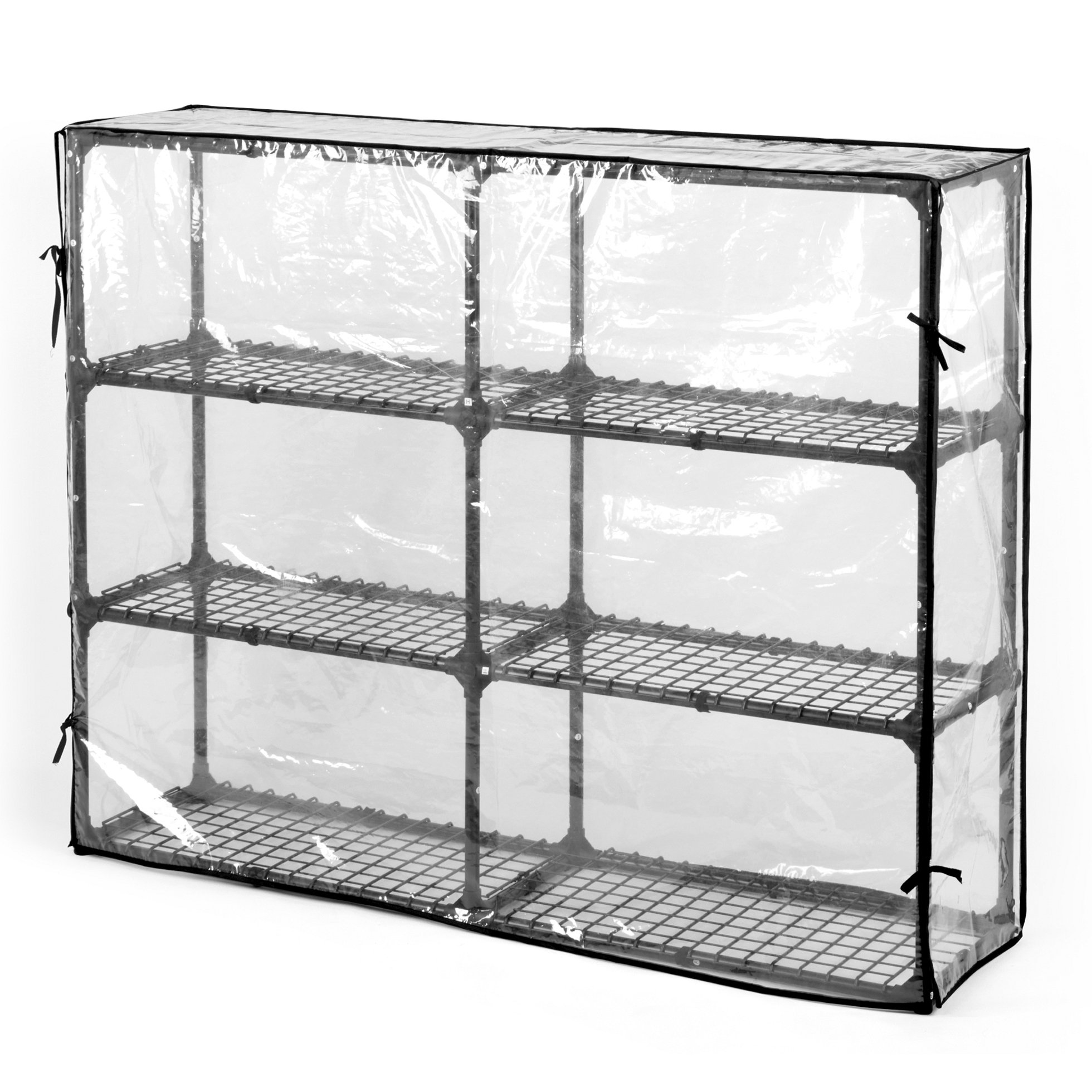 Rebrilliant 4-SHELF WIRE RACK WITH COVER(2PACK) - Wayfair Canada