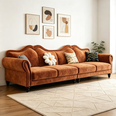 American Fashion Design Art Four-seater Sofa