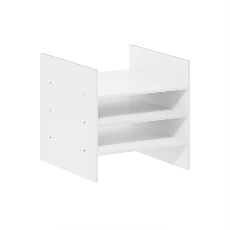 Rangement cubique à 3 tablettes Furinno, Blanc