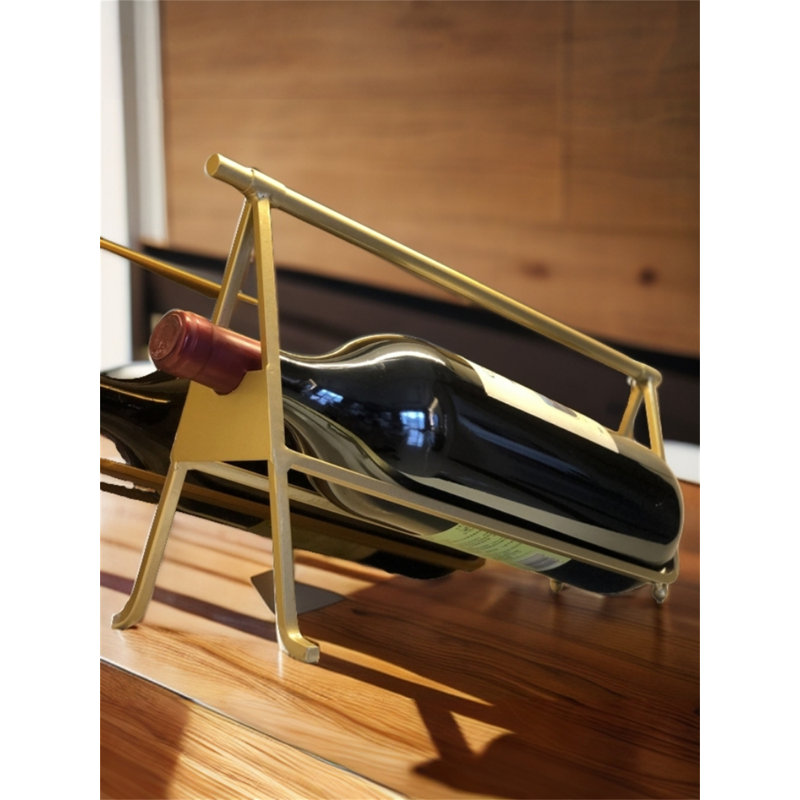 Minimalist Danaka Wine Rack, 9.44" H x 12.59" W x 6.69" D