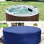 Housse pour piscine ronde bleue de 6,9 pi Wothsi - tissu Oxford imperméable avec cordon de serrage, s'adapte aux piscines de 6,9 pieds, protection robuste-132665915