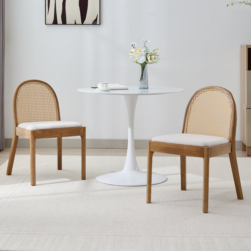 Chaise d'appoint Kashtyn, Bois, Beige