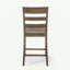 Ensemble de 2 tabourets de comptoir en bois rembourrés Farmhouse