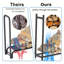122cm W Metal Log Rack