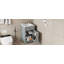 Meuble-lavabo autoportant de 20 po avec lavabo en céramique et armoire à fermeture en douceur