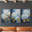 Floral Study Series XXXII - Ensemble de toiles tendues avec châssis Premium - Prêt à être accroché-223665110