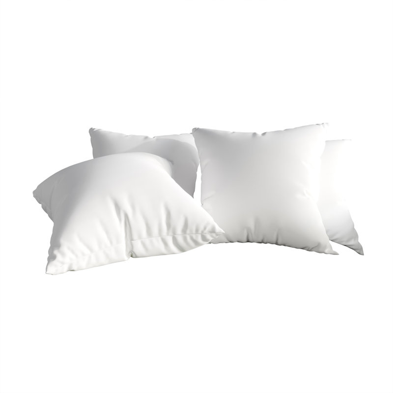 Calais 18" X 18" Down Alternative Throw Pillow Inserts (Set Of 4), Square 18"