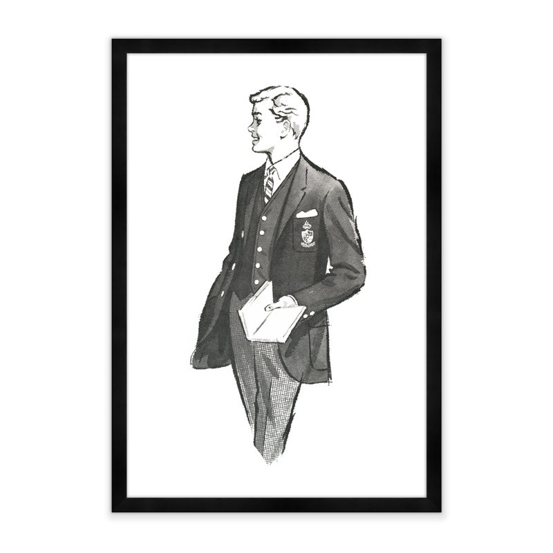 Prep School Student Print