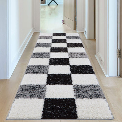 Myshaggy Collection Rugs Geometric Design in Grey