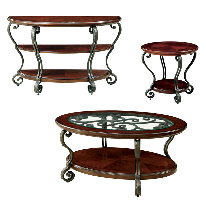 Fedak 3-Piece Living Room Table Set