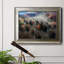 «Thunder in the Palo Duro», reproduction d'art sur toile encadrée-1026784978
