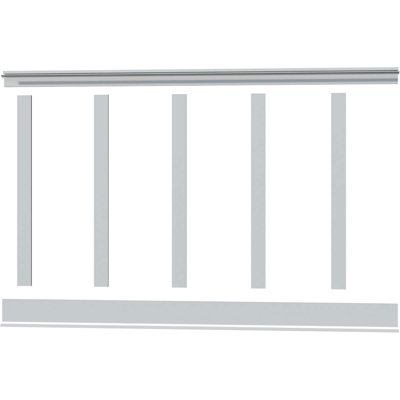 Panneau mural en pvc blanc Deluxe Shaker