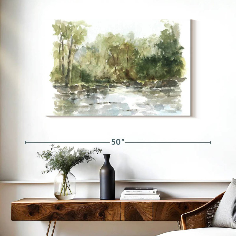 Avery Wooded Stream I, H 26 po x l 39 po