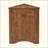 Triangle Bathroom Storage Cabinet With Adjustable Shelves, Freestanding Floor Cabinet For Home Kitchen-1789358994