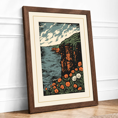 Clifftop Wildflowers Coastal - Print