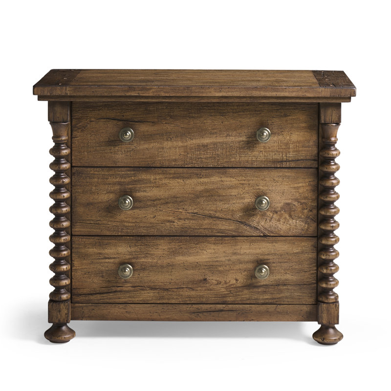 Tamarisk 3 - Drawer Solid Wood Nightstand