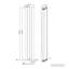 Briscoe Vertical Single Flat Panel Radiator-1586175226-1586175221