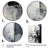 Grey skyline skyscrapers horizon III - Skyscrapers Canvas Wall Decor-969857-969878